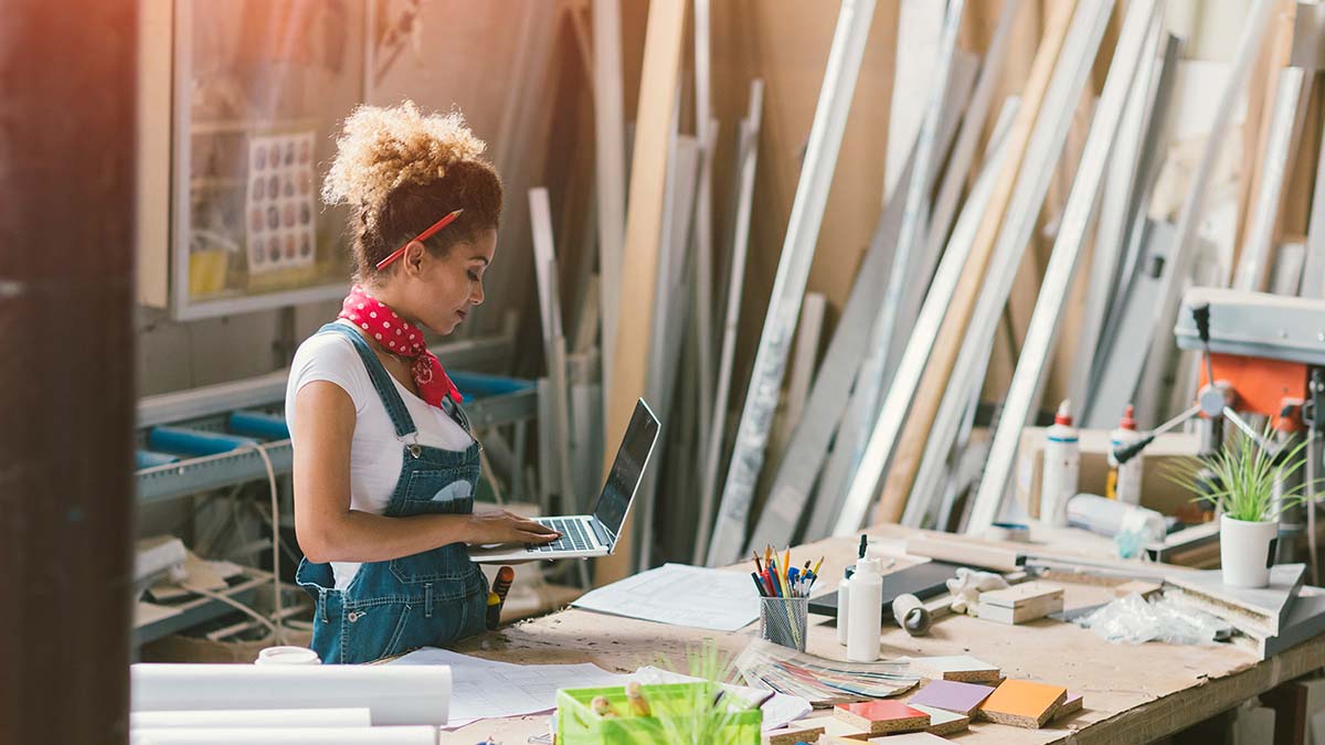 Small business owner applies for SBA Community Advantage loan at NEW Community Investments